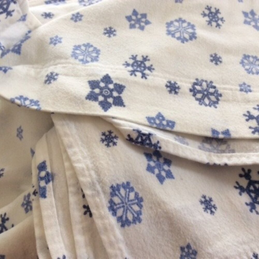 drap plat en flanelle